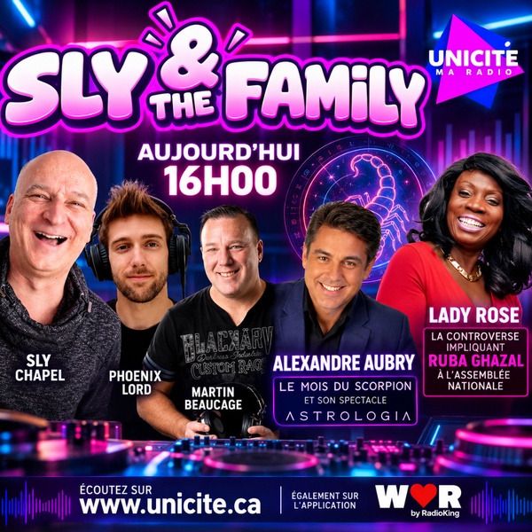 avec Sly Chapel, Phoenix Lord & Martin Beaucage - Sly & the Family : Intro (23 oct)